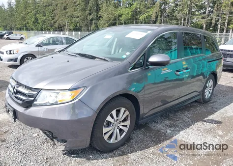 2015 Honda Odyssey Ex из США, поврежденный, VIN 5FNRL5H49FB025993